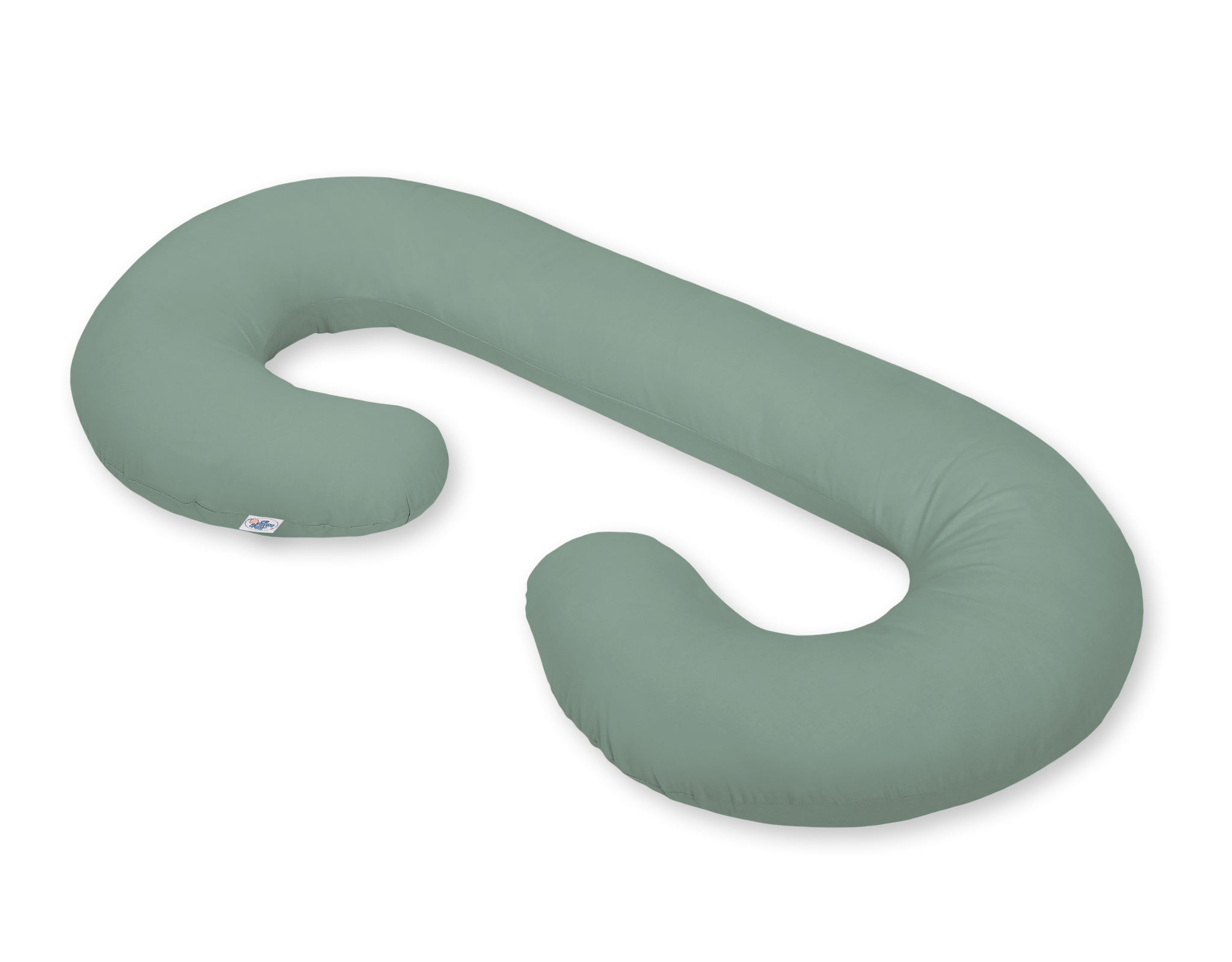 Cotton  pillowcase for pregnancy Pillow C - pastel green