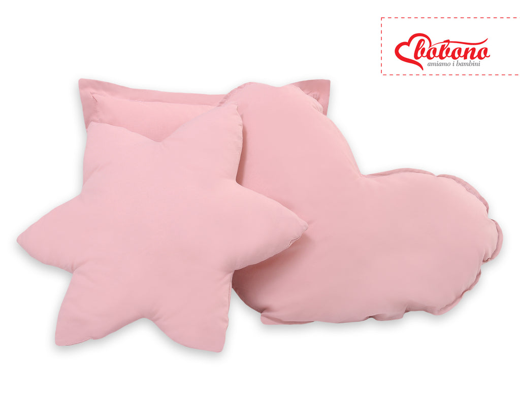 3pcs pillow set - pastel pink