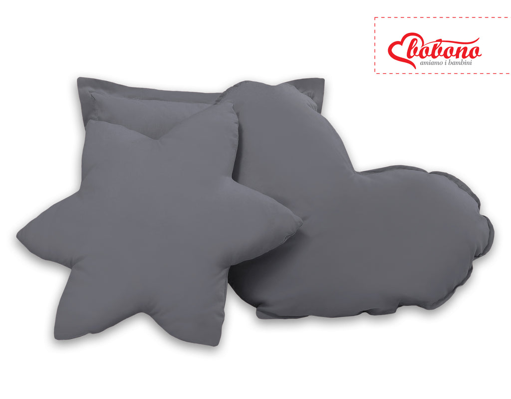 3pcs pillow set - anthracite