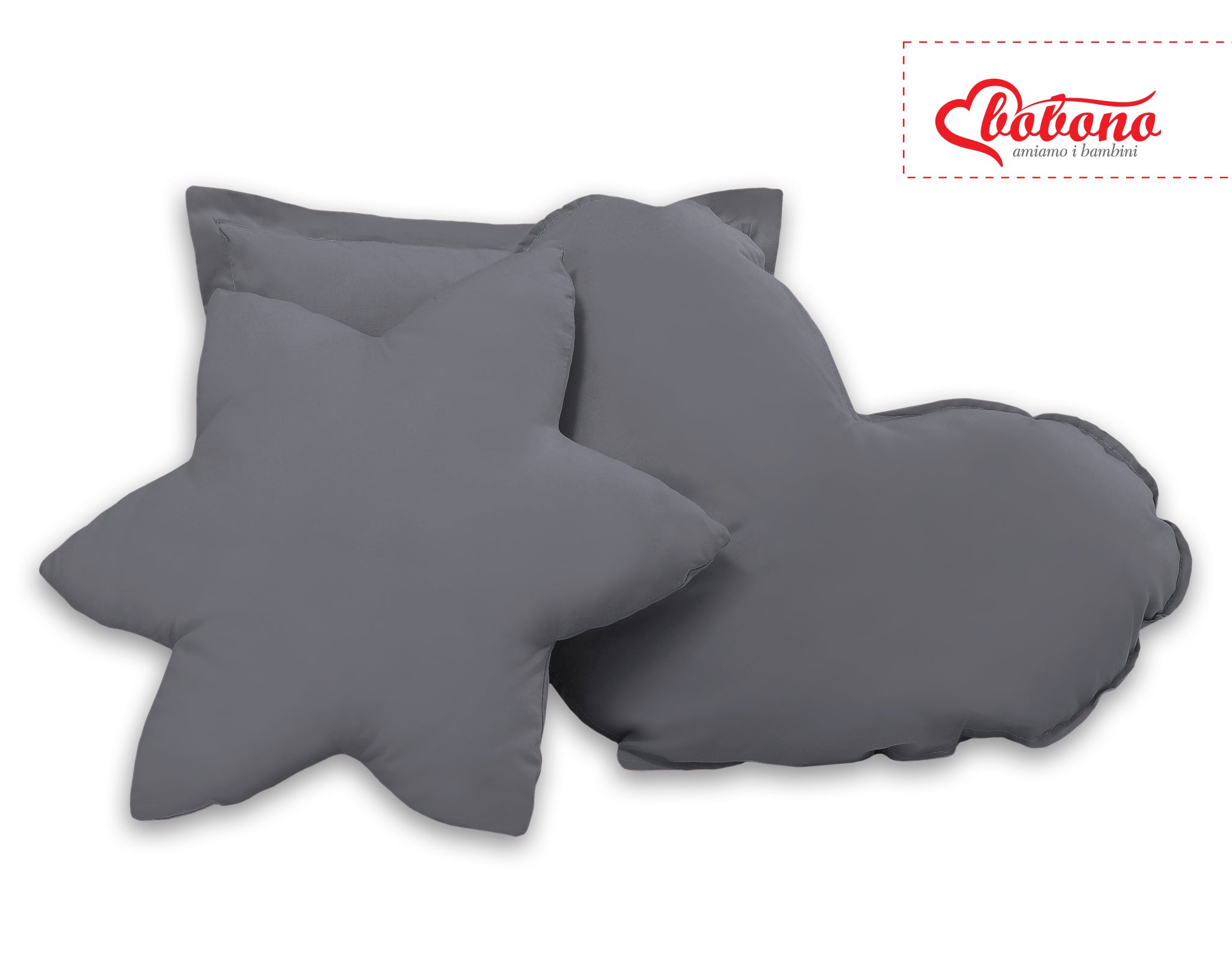 3pcs pillow set - anthracite