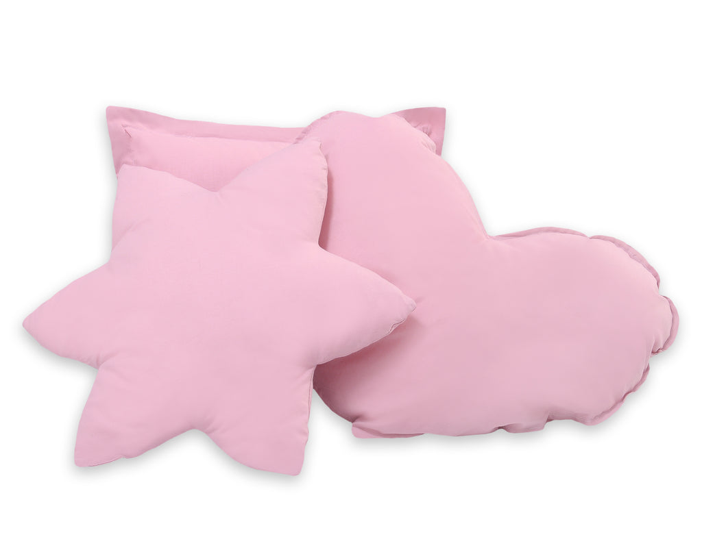 Set of 3 cushions for the tipi tent - pink