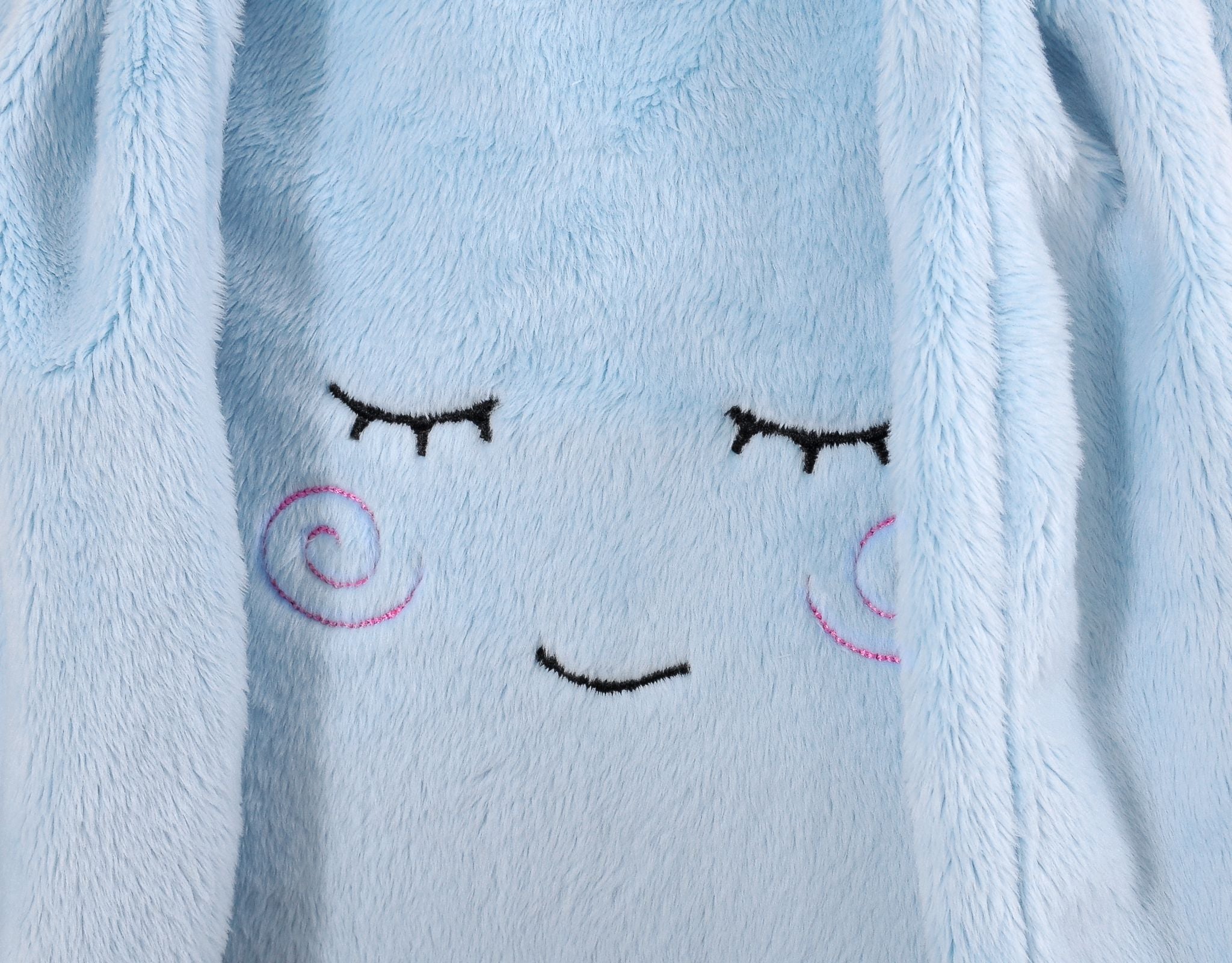 Children's shoulder bag with bunny ears - blue