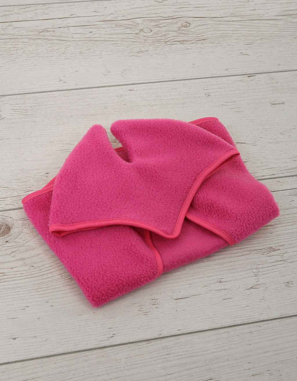 Set for Hobby Horse A4 and A5: Fleece blanket + earmuffs - dark pink