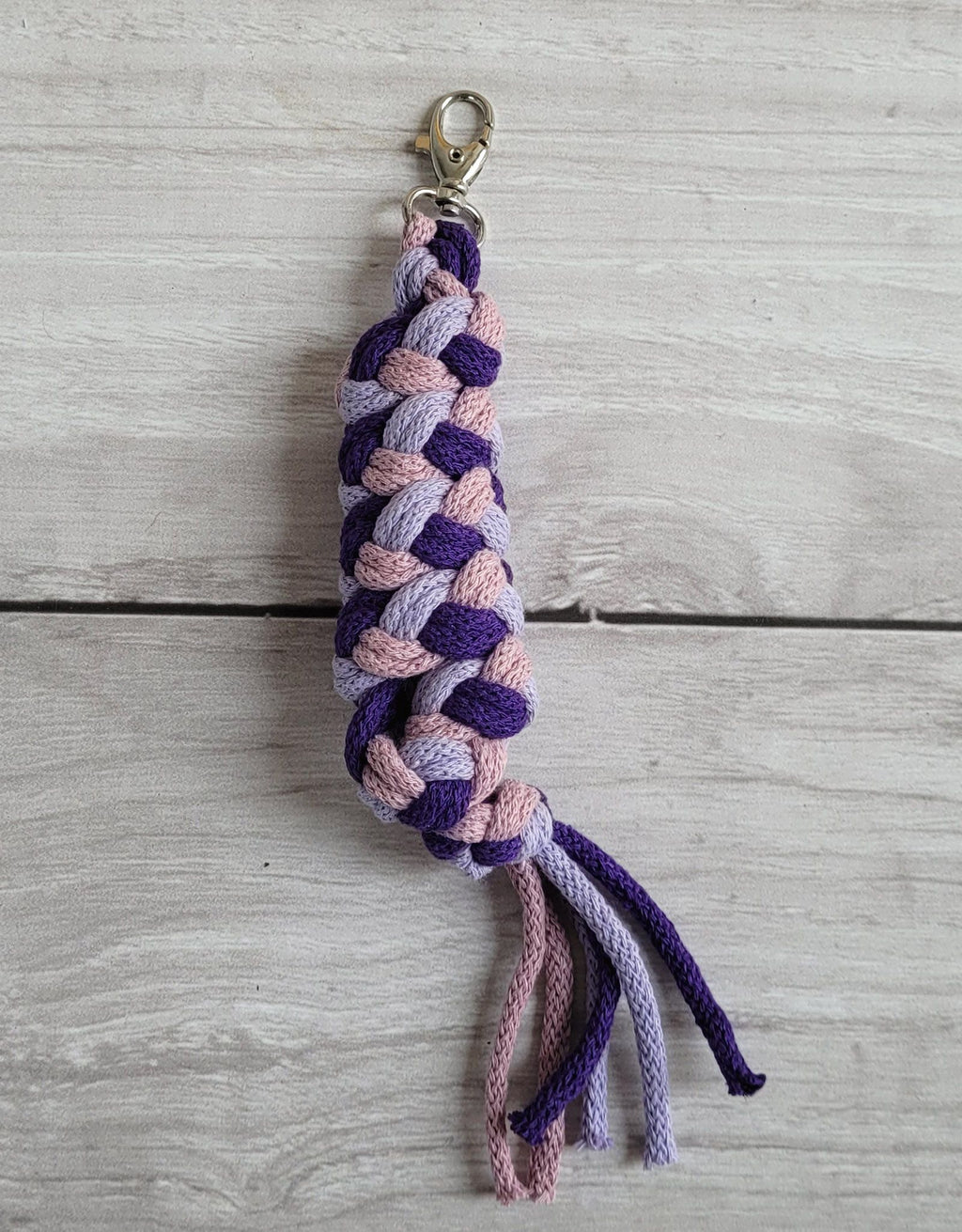 Tether for Hobby Horse made of double - violet/dark purple/lavender