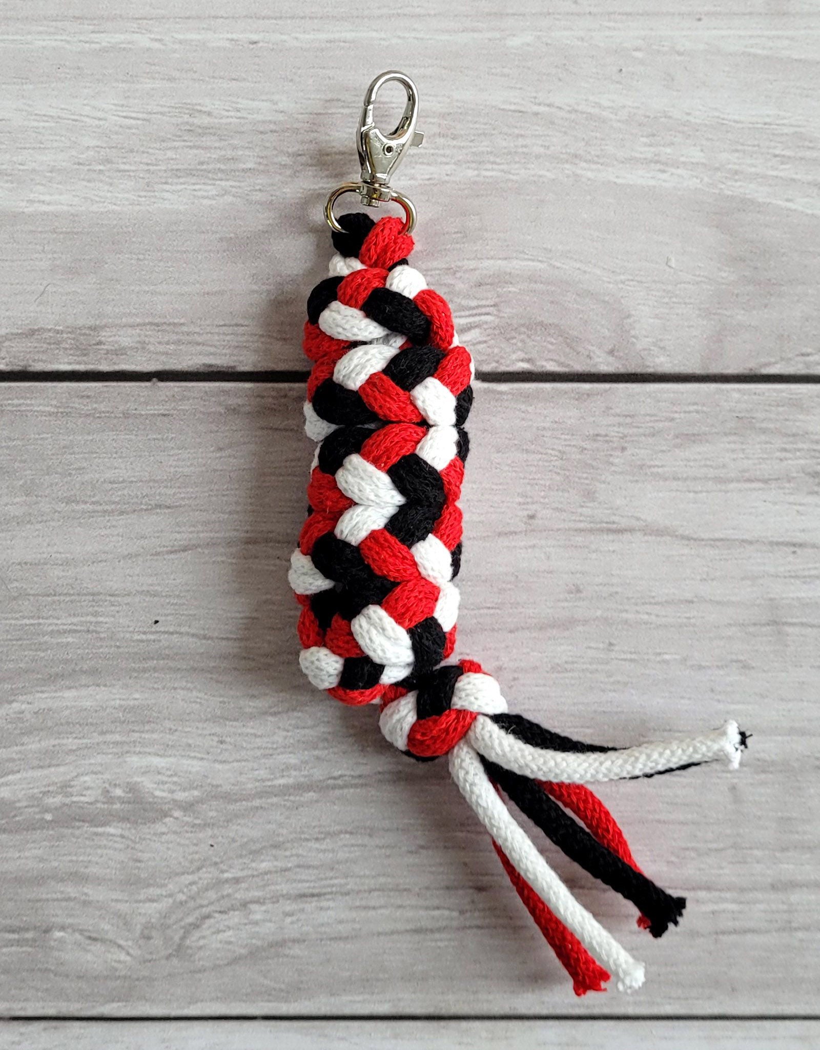 Tether for Hobby Horse made of double - red/white/black