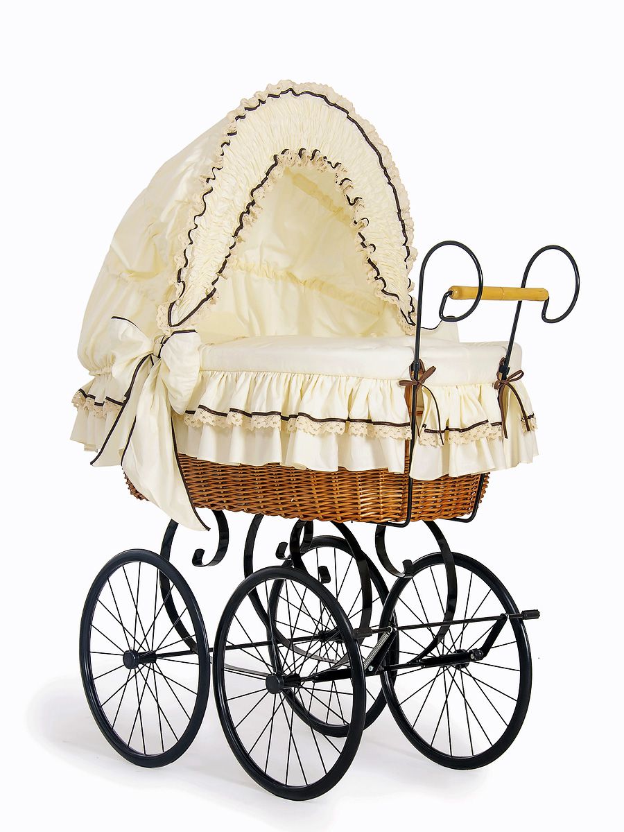 Cover set 4 pcs for Moses Basket/Wicker crib Emma no. 2100-026 or 72100-026