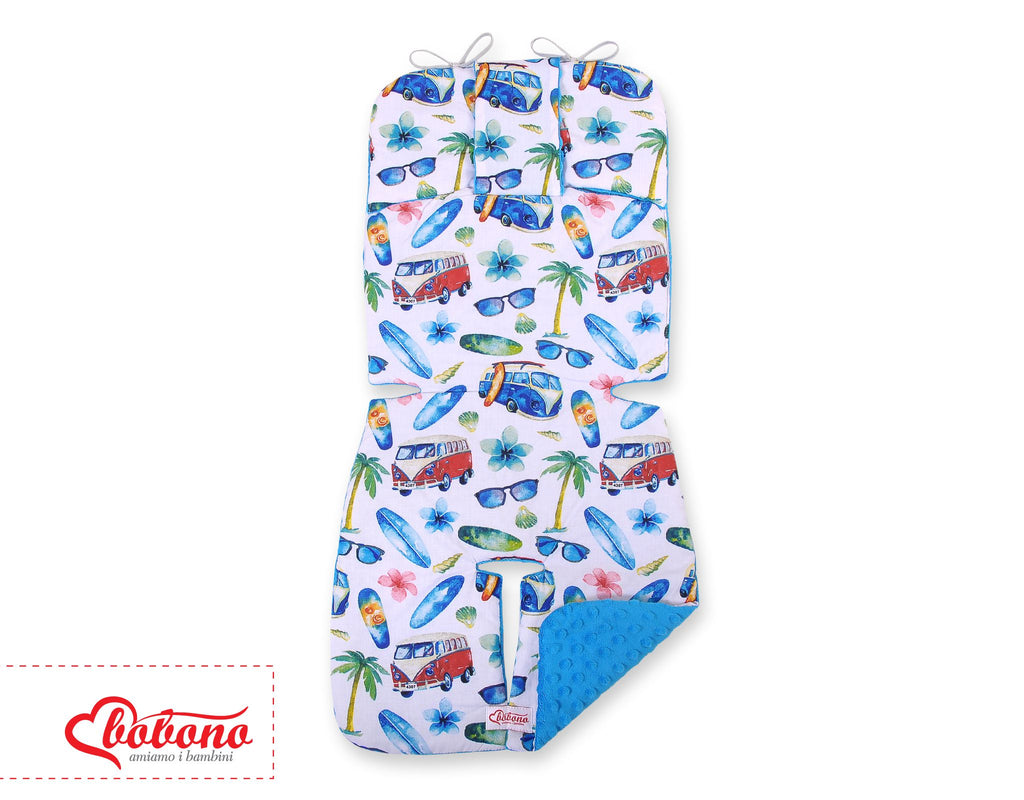Double-sided cart insert BOBONO - bus/ turquoise