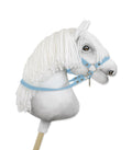 Hobby Horse reins for halters - light blue