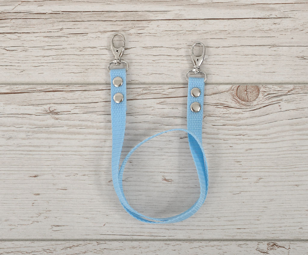 Hobby Horse reins for halters - light blue