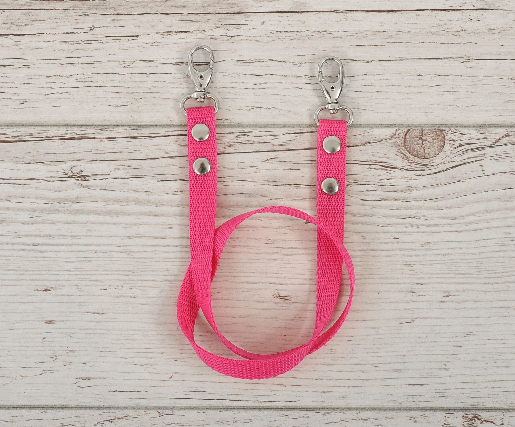 Hobby Horse reins for halters - dark pink