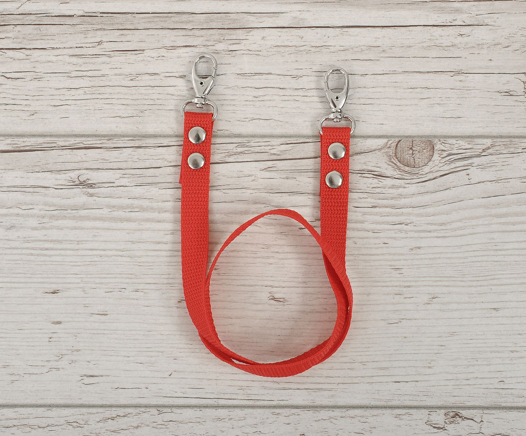 Hobby Horse reins for halters - red