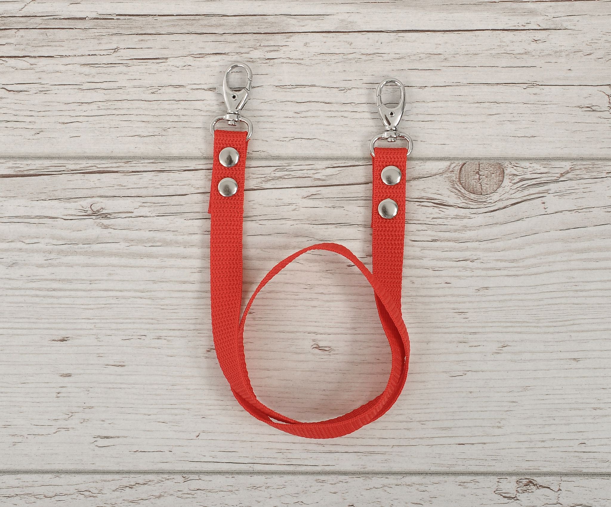 Hobby Horse reins for halters - red