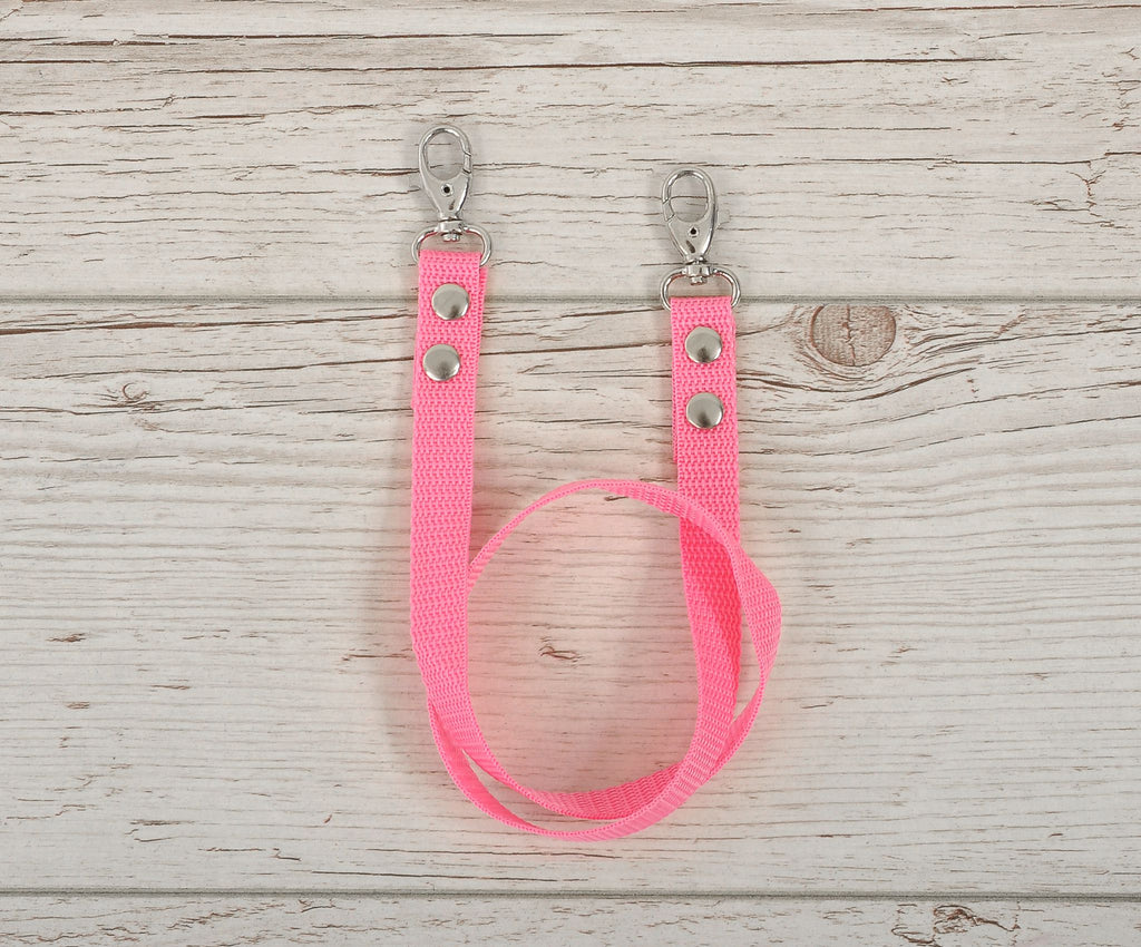 Hobby Horse reins for halters - pink