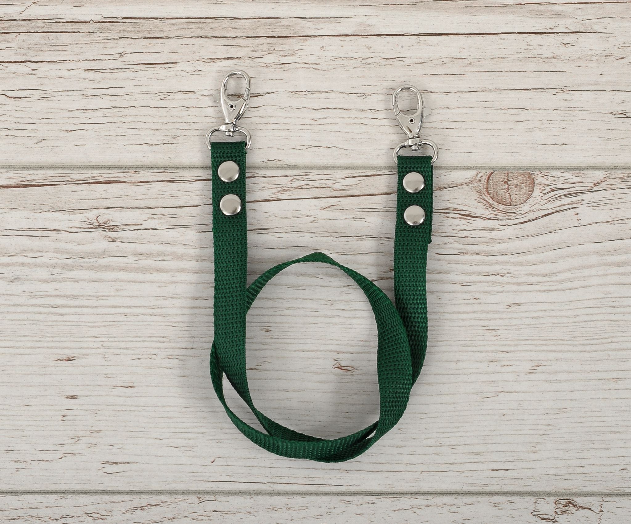 Hobby Horse reins for halters - bottle green