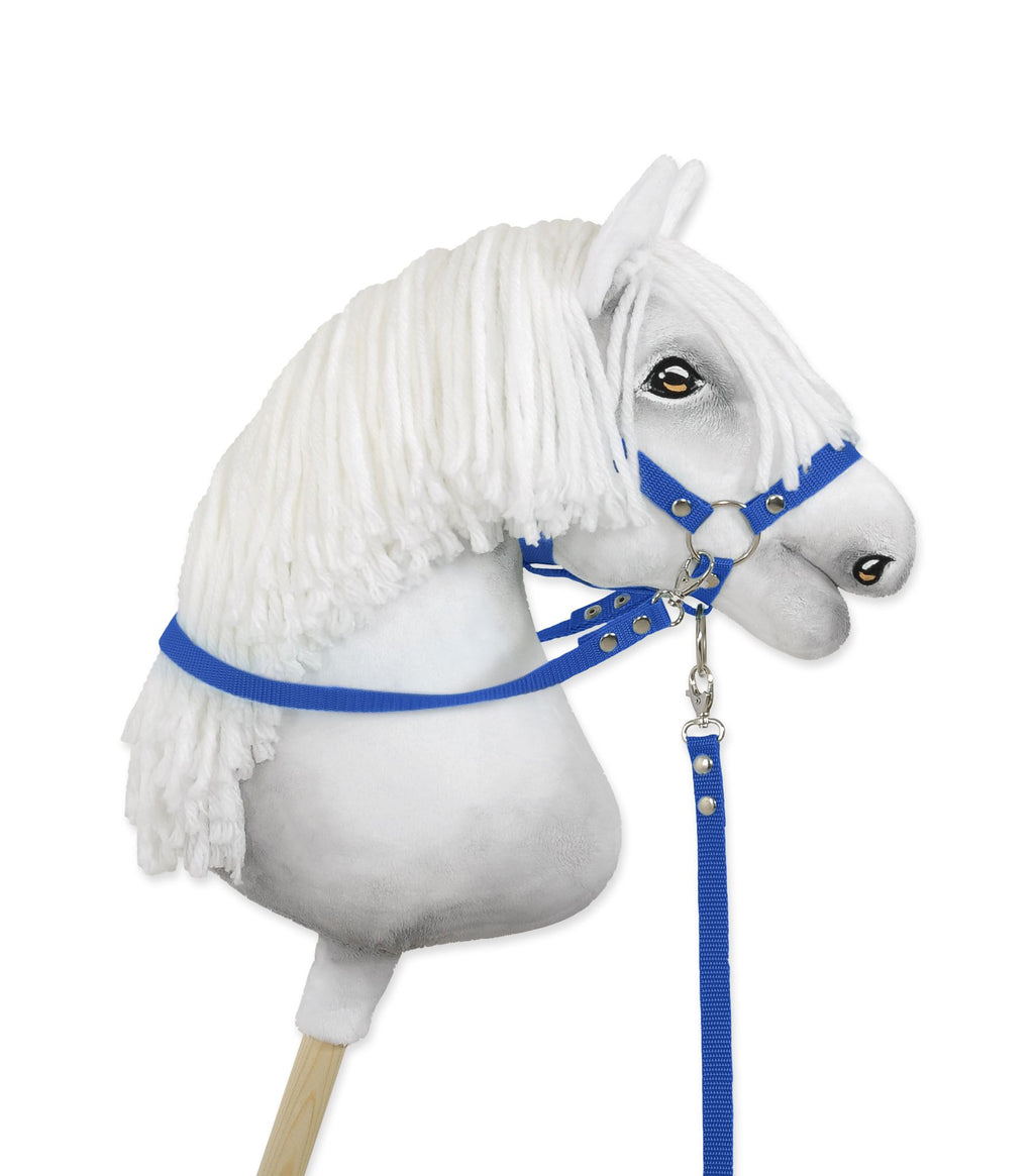 Hobby Horse reins for halters - blue