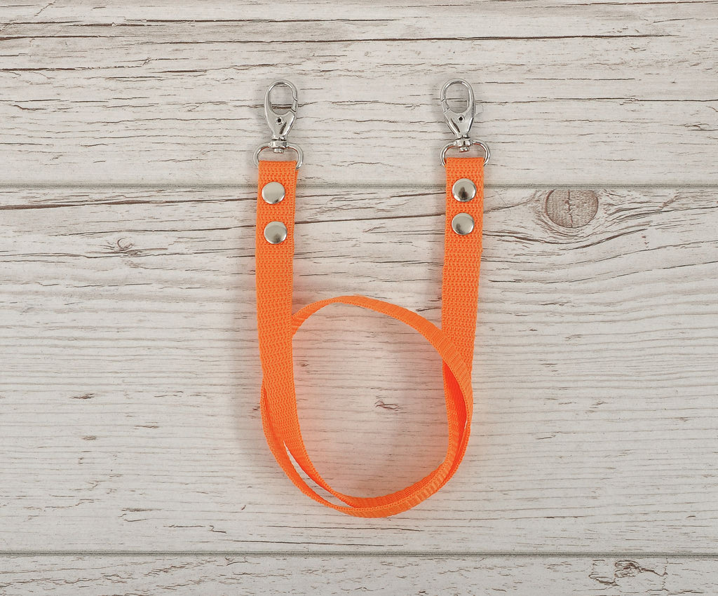Hobby Horse reins for halters - orange
