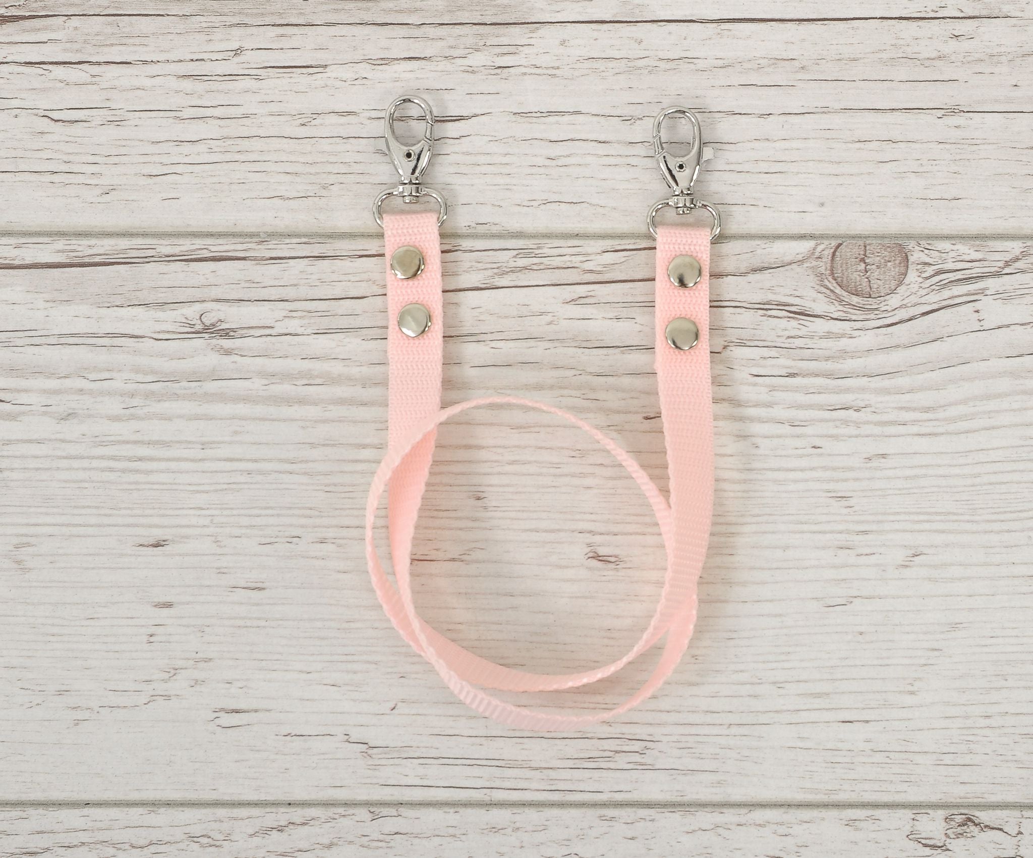Hobby Horse reins for halters - powder pink