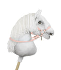 Hobby Horse reins for halters - powder pink