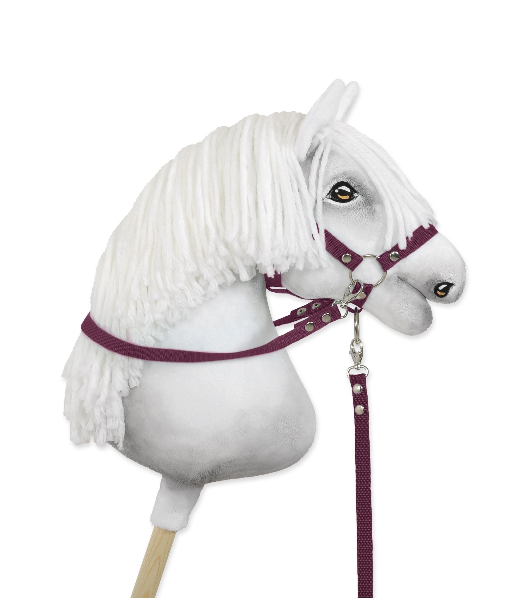 Hobby Horse reins for halters - plum
