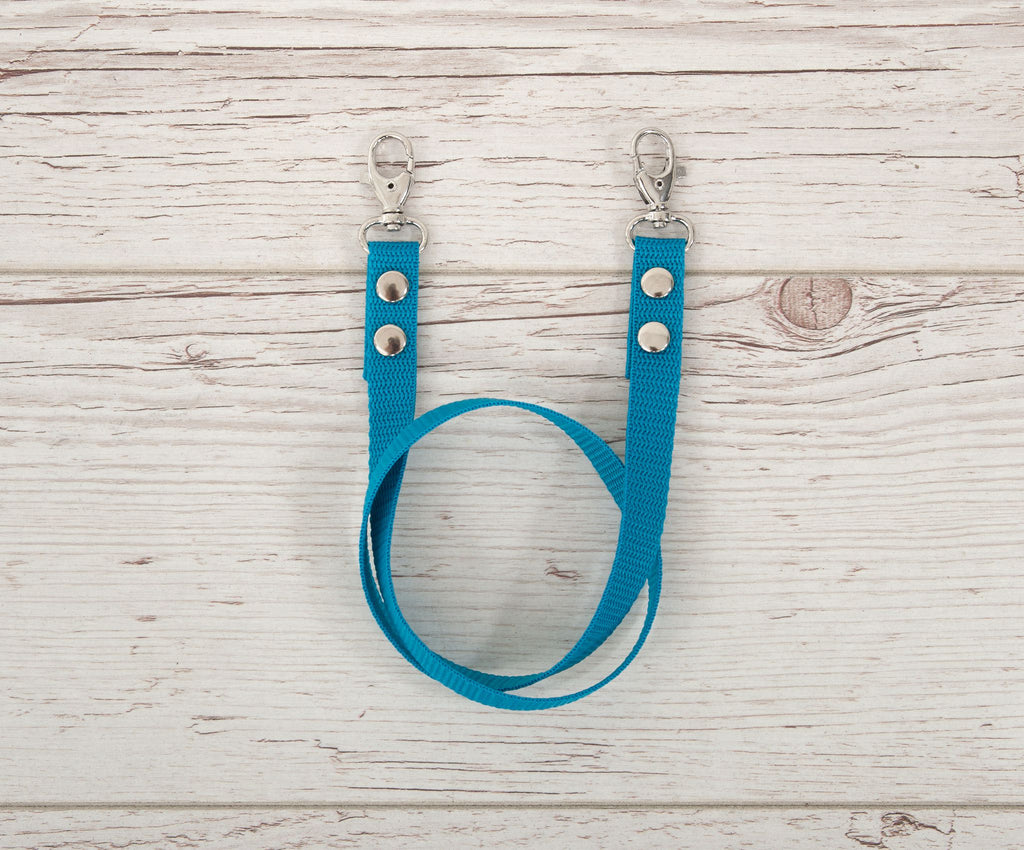 Hobby Horse reins for halters - turquoise