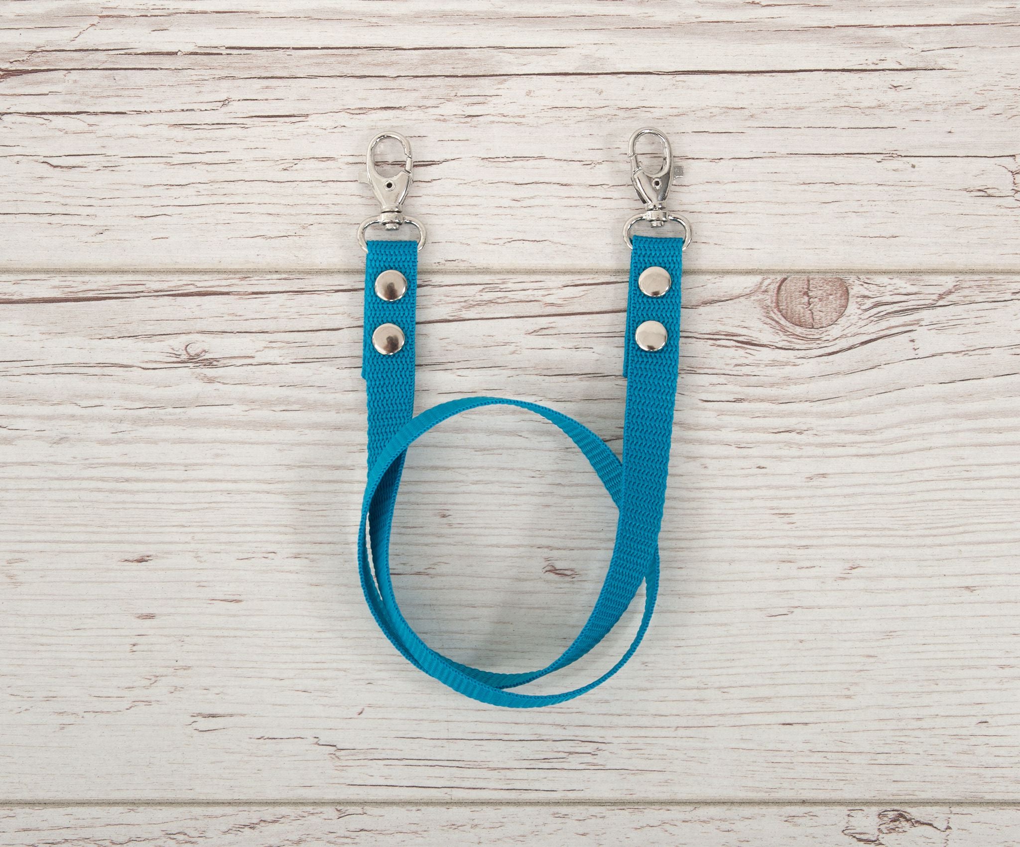 Hobby Horse reins for halters - turquoise