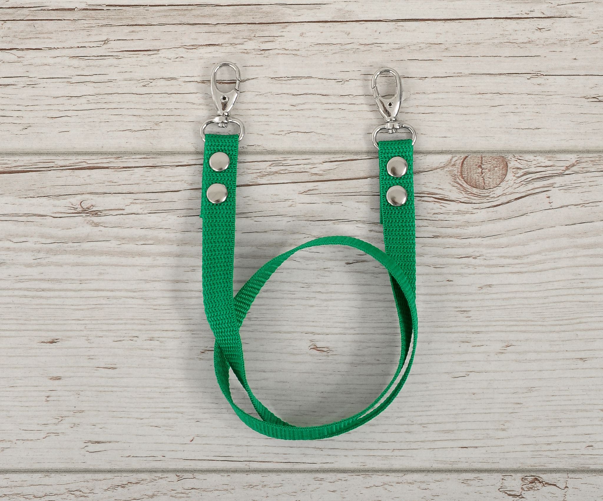 Hobby Horse reins for halters - green