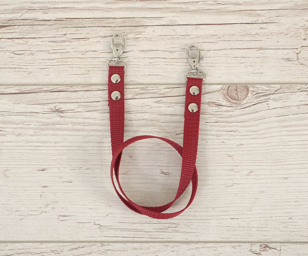 Hobby Horse reins for halters - burgundy
