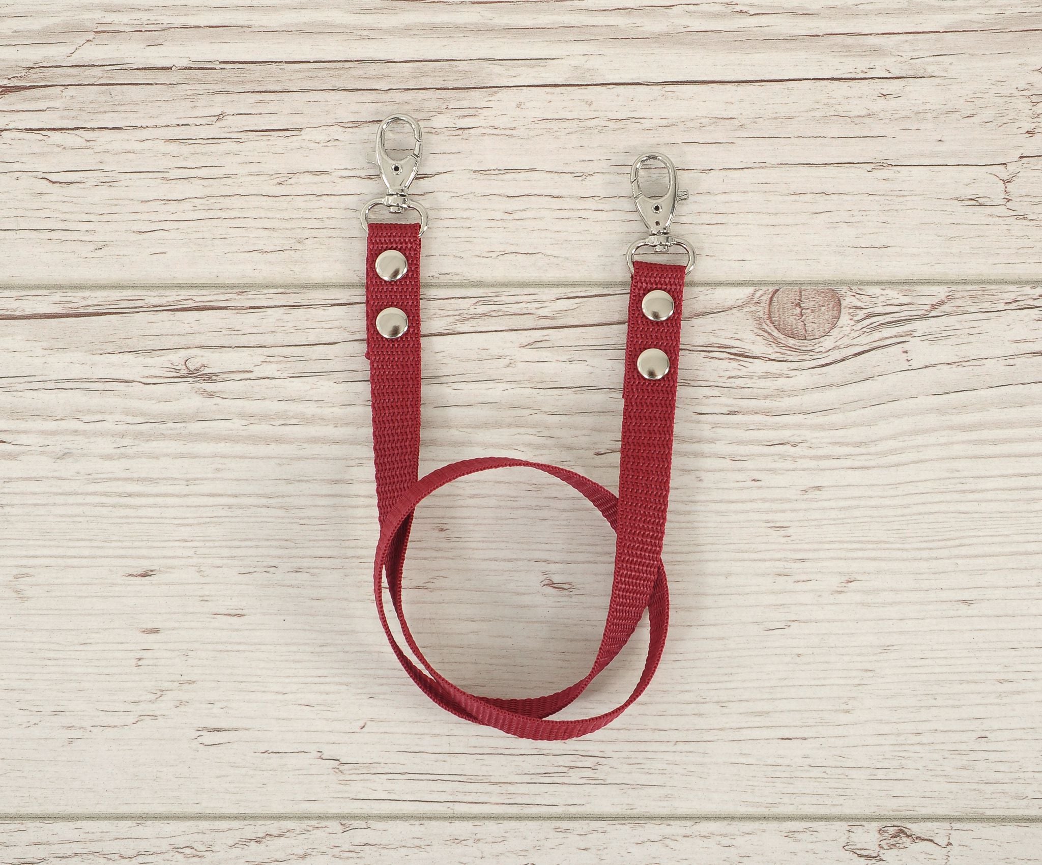 Hobby Horse reins for halters - burgundy