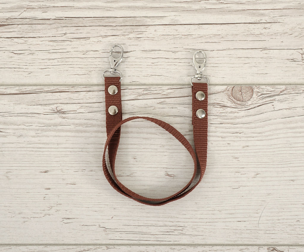 Hobby Horse reins for halters - brown