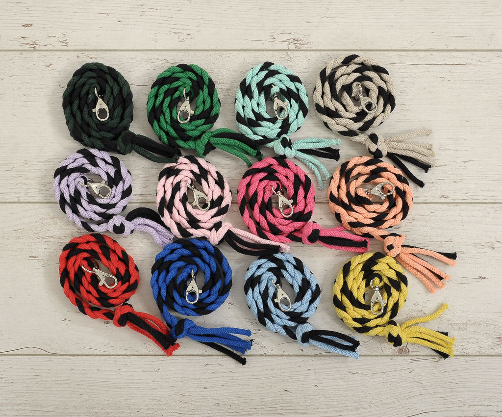 Tether for Hobby Horse made of double-twine cord - black