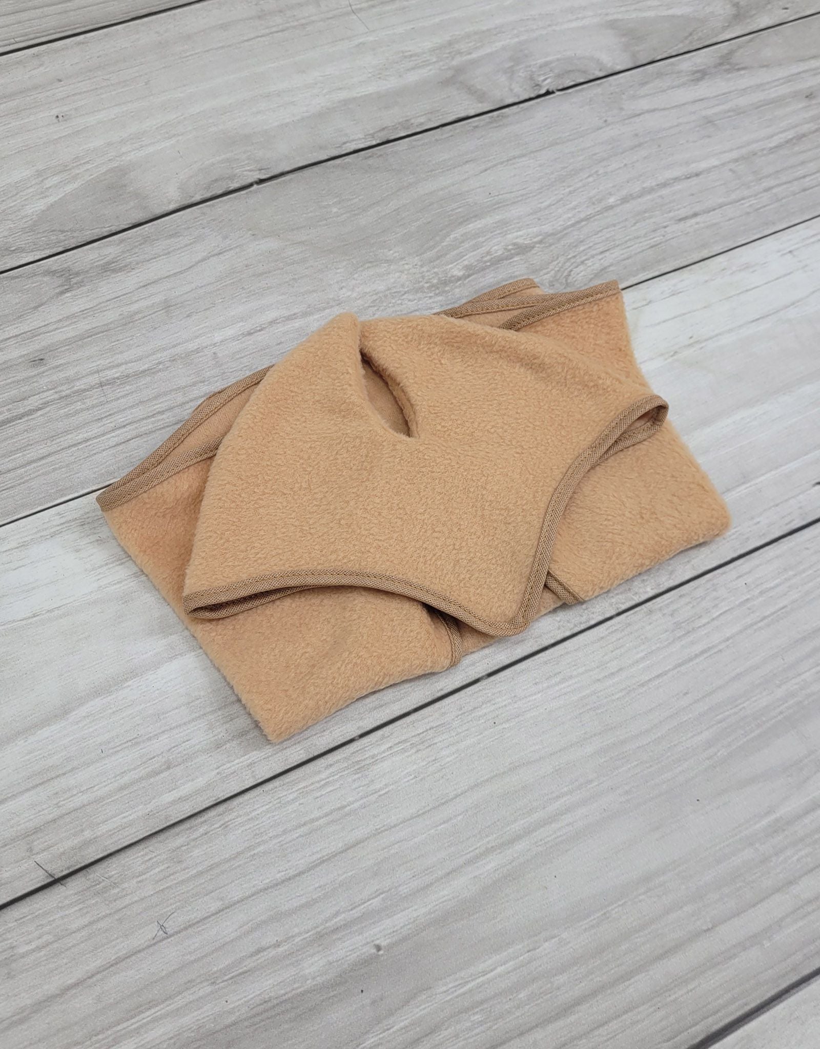 Set for Hobby Horse A4 and A5: Fleece blanket + earmuffs - camel