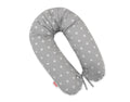 Cotton  pillowcase for pregnancy pillow Longer - Stars on grey